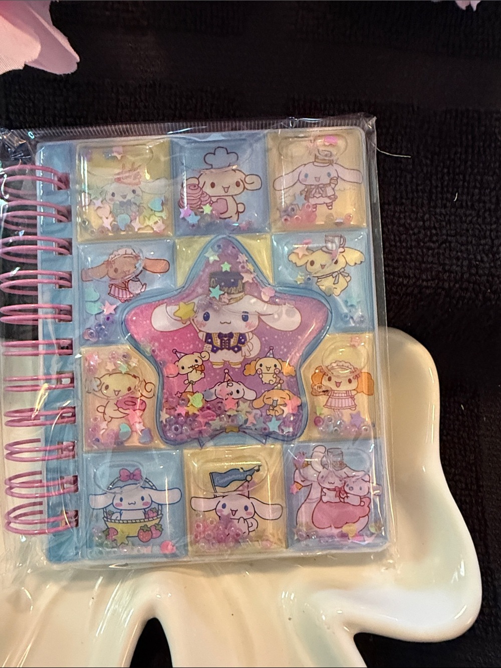 Pastel Star Spiral Notebook - Blue/Pink